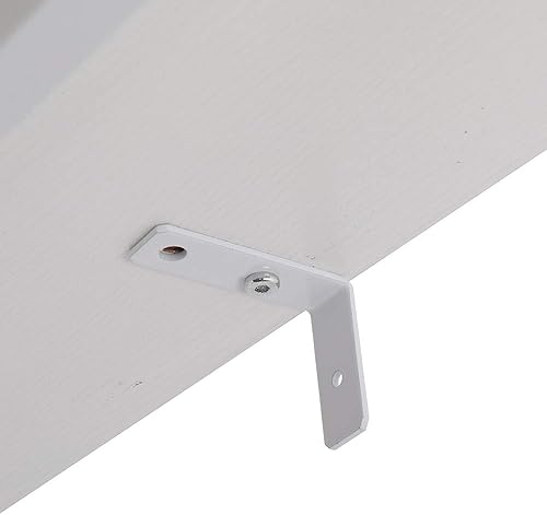 Miniatura 4 de WEI WEI GLOBAL Estantería abierta de 5 niveles para montar en la pared con marco de metal, estante de escalera industrial moderno - Organizador