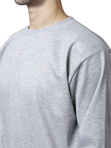 Image of Mack Jonney Fleece Round Neck Solid Sweatshirt for Men (Pack of 2)-SW RRN MLG MRN 02-P