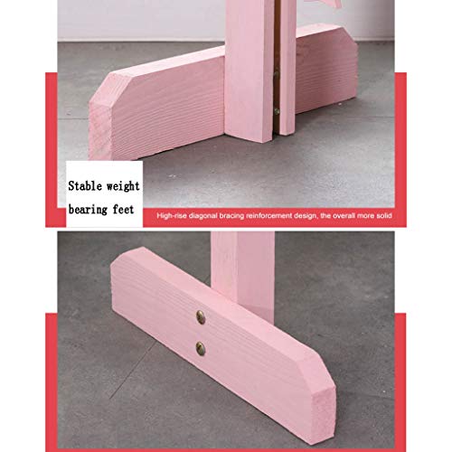 Clôture en bois portable rétractable pour bloquer les accès encombrants sans percer