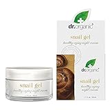 Dr.Organic Healthy Aging Night Cream with Organic Snail Gel Extract, 1.7 fl oz