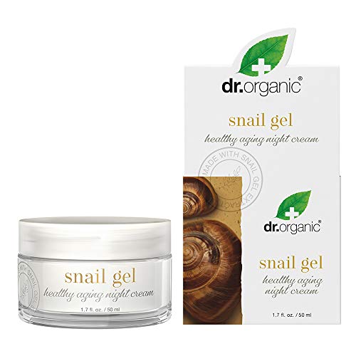 Dr.Organic Healthy Aging Night Cream with Organic Snail Gel Extract, 1.7 fl oz