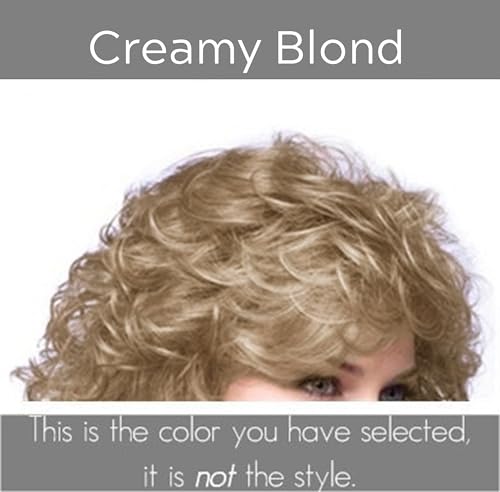 ANGELICA Wig #1625 zaprojektowana przez Noriko for Rene of Paris plus a FREE Revlon Wig Lift Comb! (Color Selected: CREAMY BLOND) by Noriko