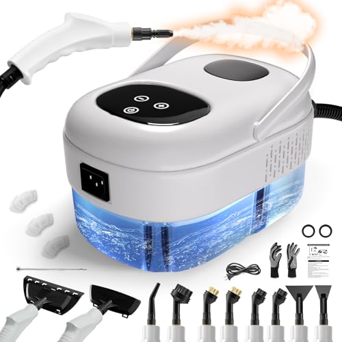 Nettoyeur Vapeur, Steam Cleaner Haute Pression, Nettoyeur Vapeur à Main Pour la Maison, Nettoyeur vapeur Portable, Nettoyant Vapeur Haute Température Pour...
