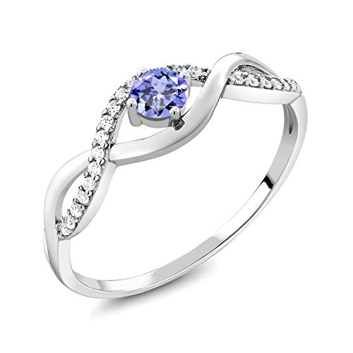 [Gem Stone King] 0.61Jbg VR ^UiCg O w fB[X Vo[925 TCY18 12 a av[g