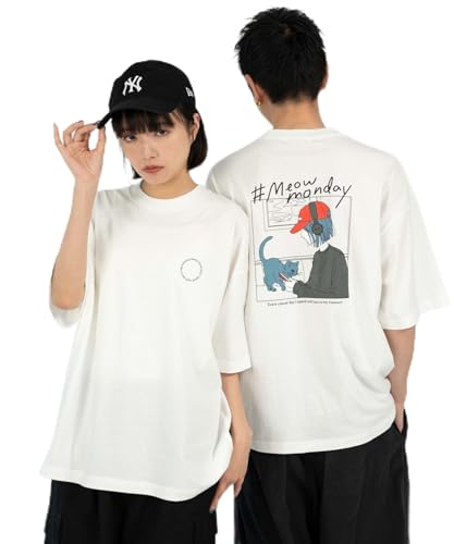 [ウィゴー] 男女兼用 【XS～XLサイズ】 Tシャツ 半袖 メンズ トップス 夏服 服 グラフィック プリント ギフト プレゼント 夏 メンズ XL タイプC(2025半袖) 柄4