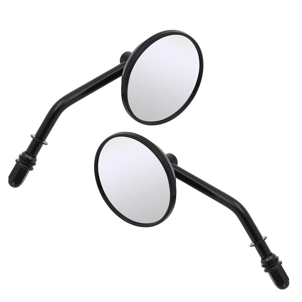 Espejo retrovisor de aluminio para motocicleta compatible con Softail y Dyna