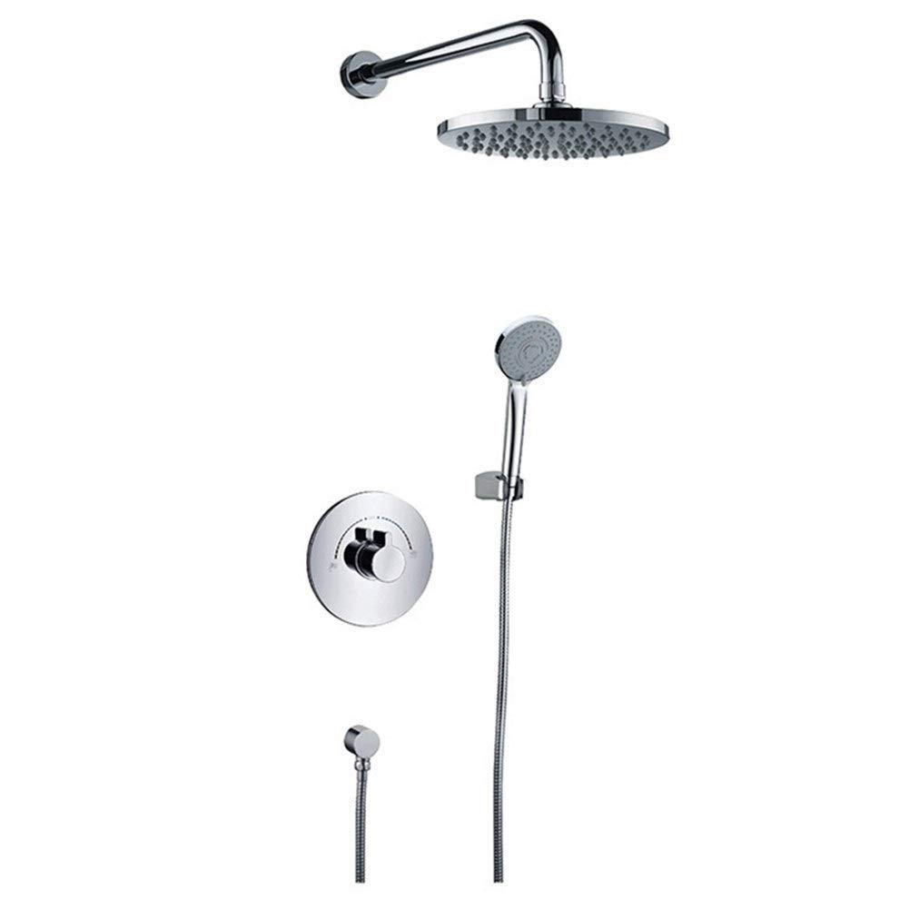 Ensemble de douche à main anti-calcaire pour température d'eau stable