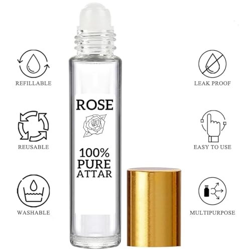 Image of 80% Scents Rose Attar Original 6ml | Attar Perfume for Men