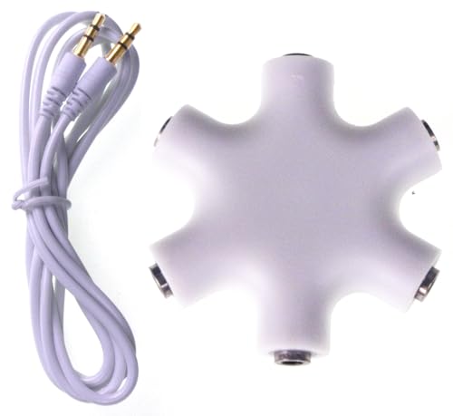 オーディオスプリッター 匿名配送❣️3.5mmオーディオケーブル