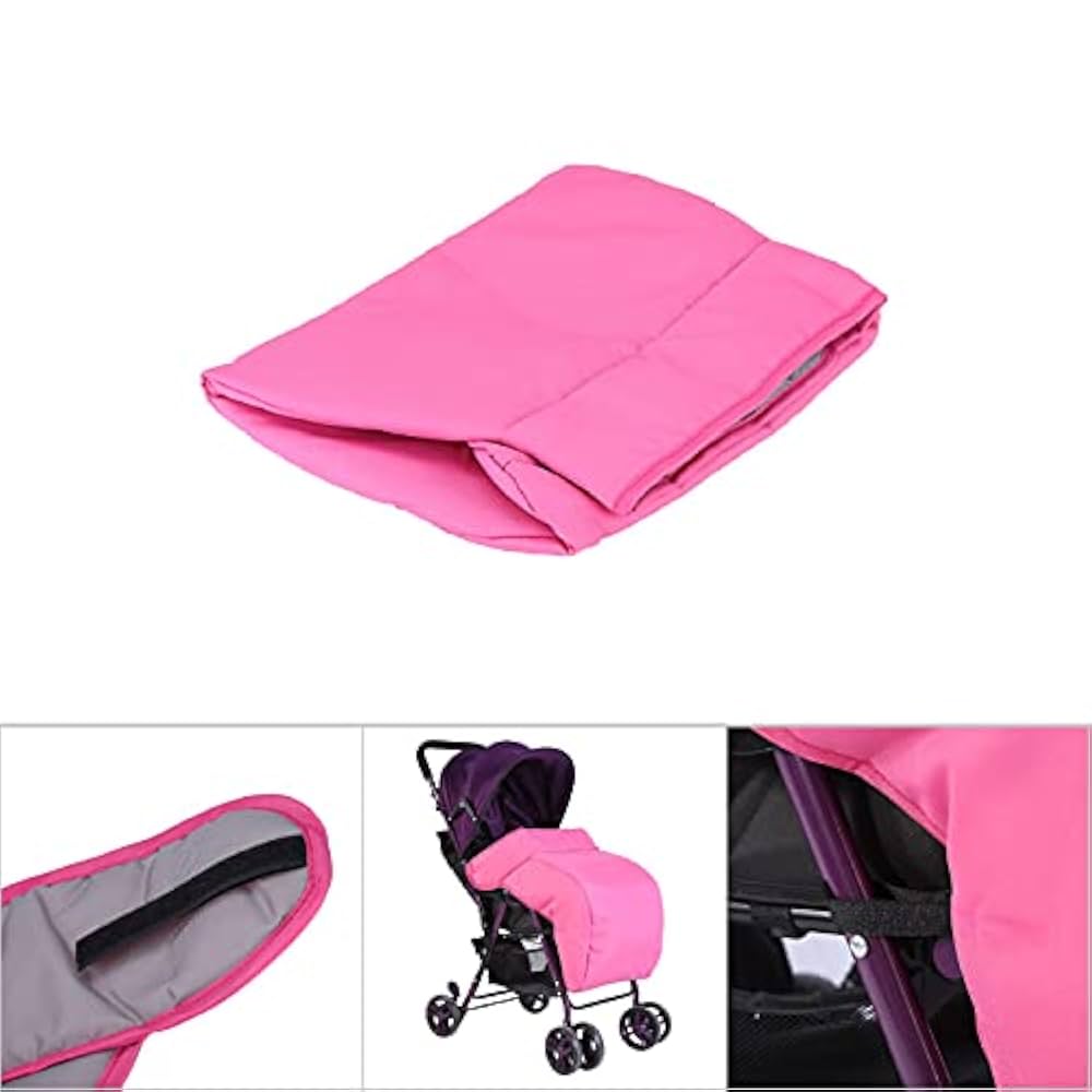 Baby Stroller Cosy Toes Liner Buggy Padded, Universal Baby Sleeping Bag Foot Protector, Windproof Warm Thick Cotton Pad Fits For Prams Pushchairs Prams Pushchairs Buggy,Black,42x90cm
