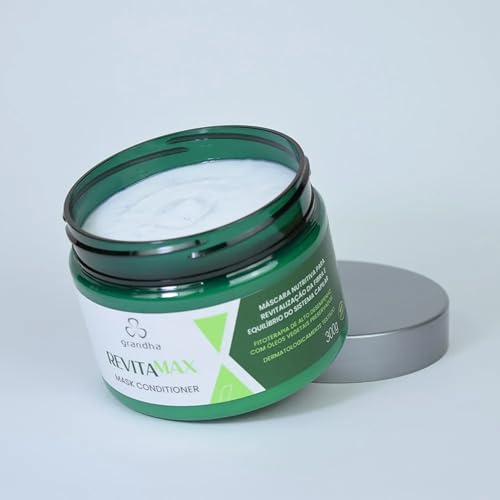 Kit Grandha Revitamax Home Care para Fortalecimento Capilar e Revitalização dos Cabelos Danificados