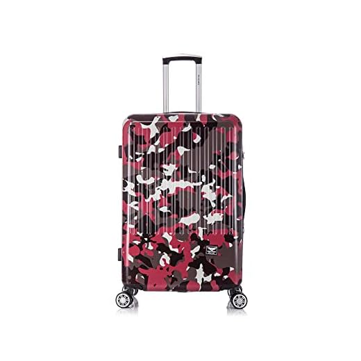 Mala Viagem Militar Santino H220 Rígida Abs Rodinhas 360 Tsa Grande