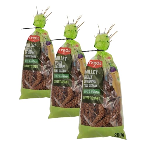 TYROL Millet Roux GRAPPES 200G (Lot de 3)