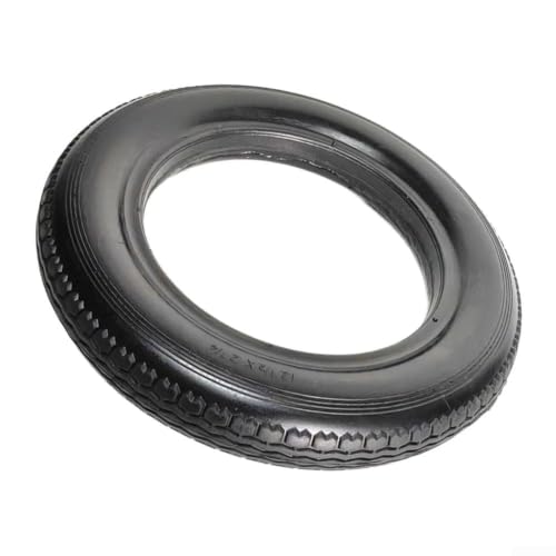 Image of HaloModora 12.5 Inch Solid Rubber Tyre 12 1/2 x 2 1/4 for Electric Bicycle, Kids Bike, Mobility Scooter and Wheelchair with Easy Install and Strong Traction(Black)