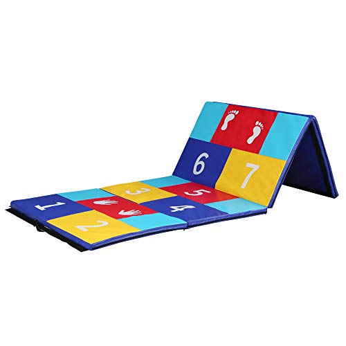 1.8" Thick 4-Folding Gymnastics Tumbling Mat Exercise Mat with Carrying Handles for MMA,Gym Mats for 1.8" Thick 4-Folding Gymnastics Tumbling Mat Exercise Mat with Carrying Handles for MMA,Gym Mats for