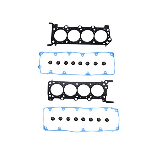 Image of DNJ HGS4221 Engine Cylinder Head Gasket Set, Complete Head Repair Kit for 2009-2014 Ford E-150 E-250 F-150 4.6L V8 16V SOHC 281cid