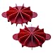 Cake Boss Tools and Gadgets 2-Piece Plastic Cake Slice Marker Set, Red