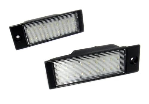 RZG 2x LED Licence Number Plate Light White Canbus For 2015-2018 Tucson 2018-2023 Forte Cerato 4D XCeed 2022+ Niro II