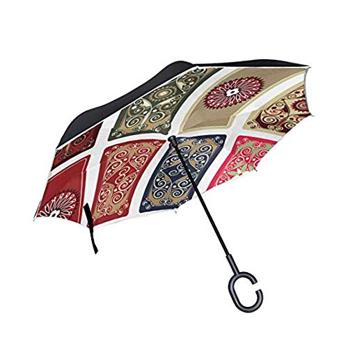 Parapluie inversé anti-pluie pour ne plus mouiller l'intérieur de la voiture