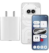 Original 45W Rapidly Charging Adapter Compatible for Nothing Phone (2A) Plus - (Adapter Only), White