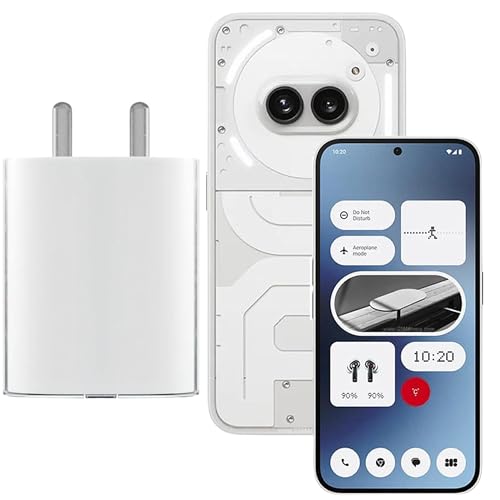 Image of Original 45 Watt PD Fast Charging Adapter Compatible with Nothing Phone 2Phone 1 Adapter Only with SIX Months Replacement Warranty