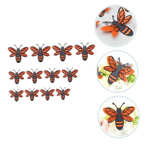 Set de 12 vinilos decorativos 3D de abejas miniatura 7