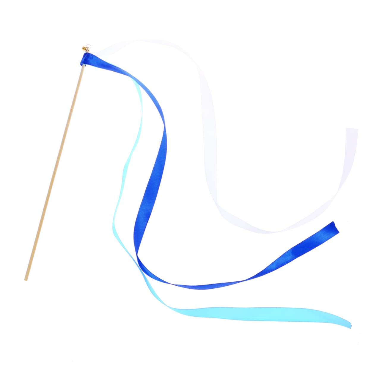 LABRIMP 40stücke Hochzeit Wands Mit Glöckchen Blaue Satin-ribbons Für Hochzeiten Partys Und Feiern Kreative Zauberstäbe Für Festliche Anlässe Als Gastgeschenk