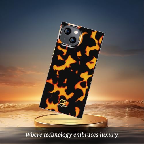 Image of COCOMII Rectangle for iPhone 15 Plus /14 Plus Case, Matte Tortoiseshell