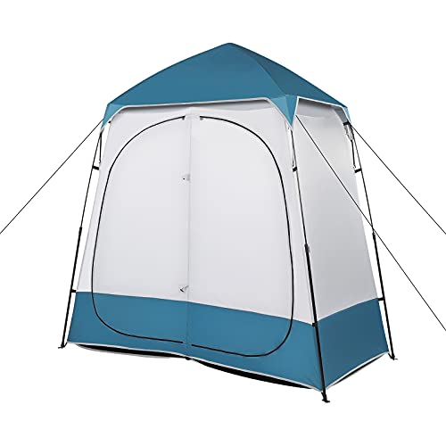 Carpa doble portátil 229x229x122cm Oxford para camping miniatura 6