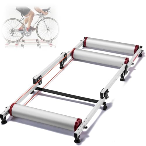 Plataforma De Entrenamiento para Bicicletas, Rodillo De Ciclismo Indoor para Bicicletas De Montaña Y De Carretera, Rodillos para Bicicletas De Montaña Y De Carretera, Ruedas De 26'“ a 29”