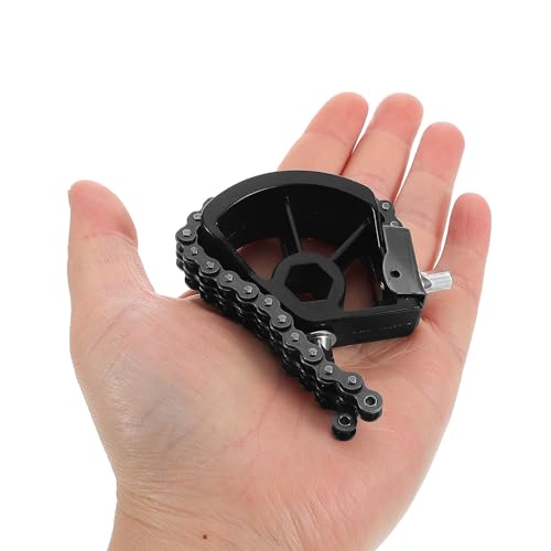 Pedal Simple para Bombo con Cadena Doble Negro miniatura 3