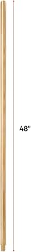 Superio 2 Pack 48 Wood Handle