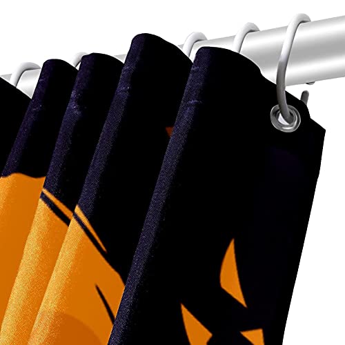 Rideau de douche Halloween Is Coming 183 cm en textile lourd et durable