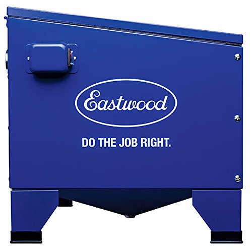 Eastwood B20 Benchtop Abrasive Blast Media Bead Blast Cabinet Quality Gun With Replaceable Tips | Internal Dimensions: 22” wide x 18” deep x 12” high