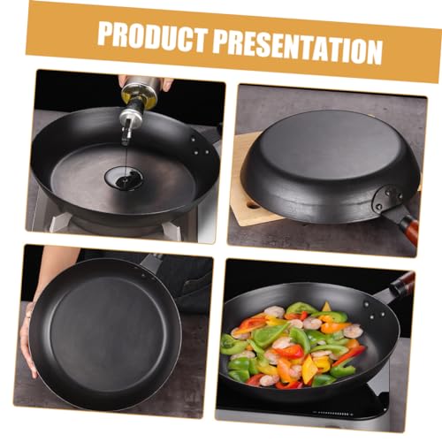 Wok antiadherente con mango resistente al calor miniatura 4
