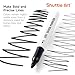 Shuttle Art Dry Erase Markers, 16 Pack Black Whiteboard Markers,Fine Tip Dry Erase Markers for Kids,Perfect for Writing on Whiteboards, Dry-Erase Boards,Mirrors,Calender,School Office Supplies