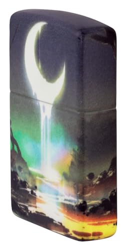 Image of Zippo Moon Dream Design 540 Color Glow in the Dark Pocket Lighter