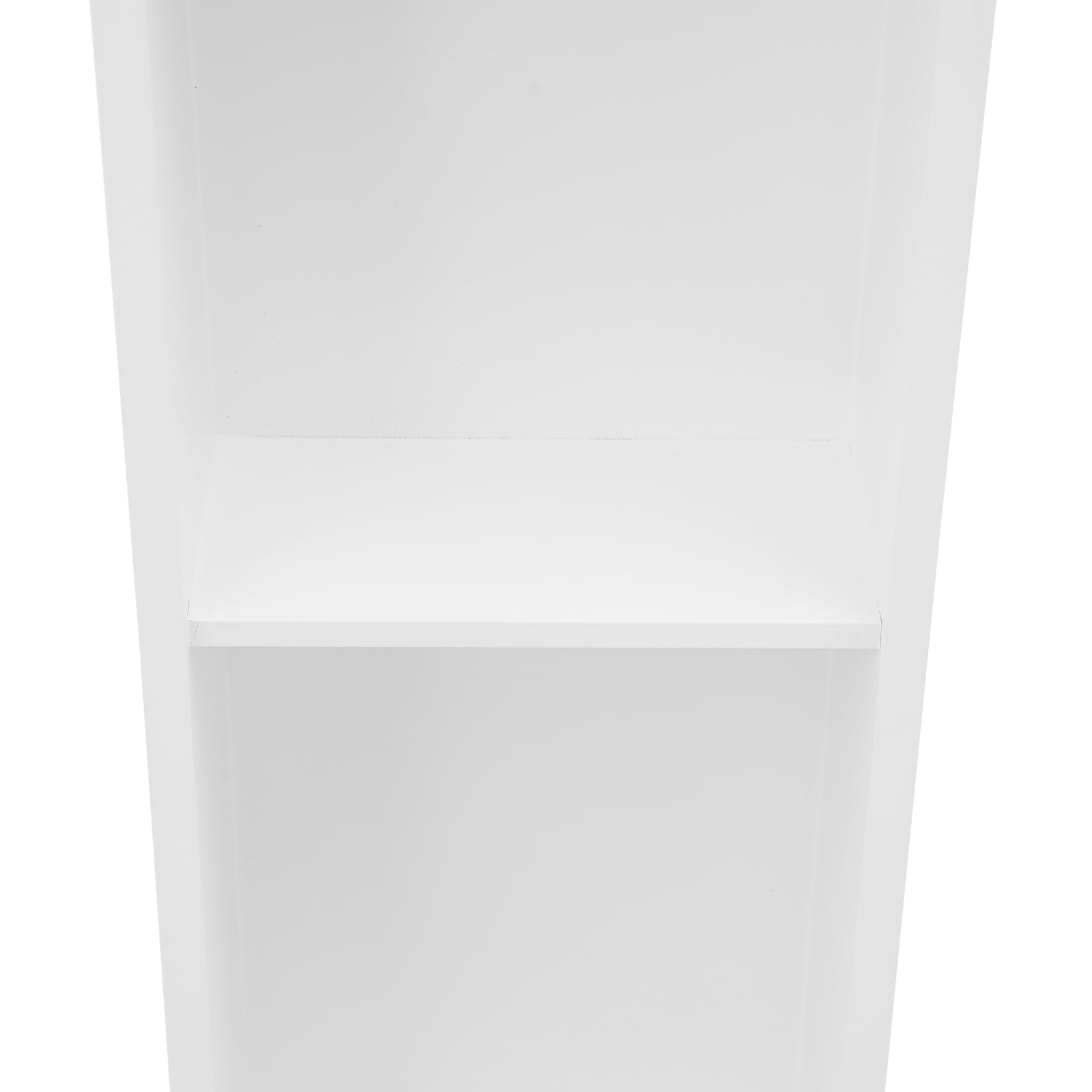 3-poziomowa półka prysznicowa ze stali nierdzewnej, organizer ścienny do łazienki, nie wymaga płytek, rozmiar zewnętrzny 94 cm x 23 cm, białe wykończenie