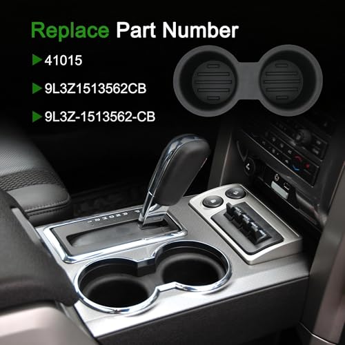 Repuesto Porta Vasos Consola Central Ford F150 2009-2014 miniatura 2