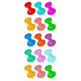 Wallies Wall Decals, Push Pins Wall Stickers, Set of 30