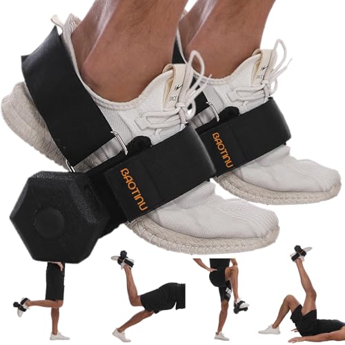 2pcs Monkey Foot Dumbbell Attachment For Glute Kickback Womens Leg Exercise Workouts At Home Adjustable Ankle Gym Strap Foot Weights Lifting Attachments Equipment For Men Hamstring Curls