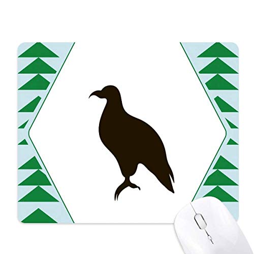 Tapis de souris aigle noir pour une ambiance de bureau nature sauvage