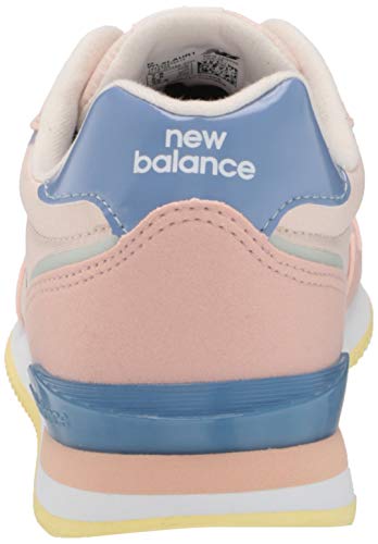 New Balance Tênis feminino Sola Sleek V1, Seda crua/azul telar, 12