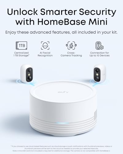 Image of eufy Security eufyCam C35 2-Cam Kit with Solar Panel, Wireless Security Camera, Outdoor and Indoor, Magnetic Mount, Color Night Vision, Local Storage, No Monthly Fee, IP67, White