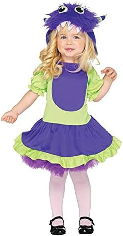 Leg Avenue Cuddle Monster Featured Dress with Attached Furry Monster Hood