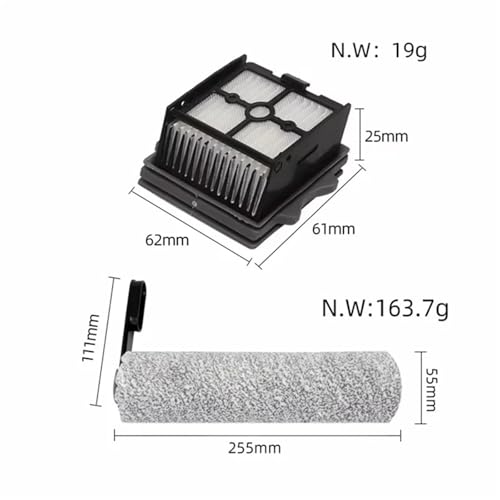 Pièces compatibles Tineco Floor One S6 et Switch S6 Stretch brosse - 6