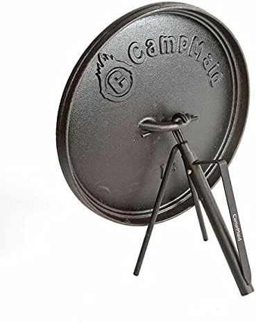 CampMaid Dutch Oven Kickstand & Lid Lifter - Durable Dutch Oven Lid Lifter - Lightweight & Portable Camp Cooking Accessories - Unique Camp Kitchen Equipment - Outdoor Cooking Essentials