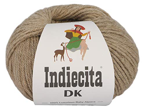 NASKA 毛糸 インディシタDK 並太 col.282 ベージュ 系 50g 約112m T-4