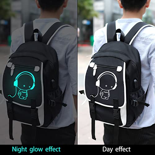 Image of Asge Large 3 Piece Backpack Set - Boys & Girls Teenage Reflective Waterproof School Satchel for Travel & Outdoor