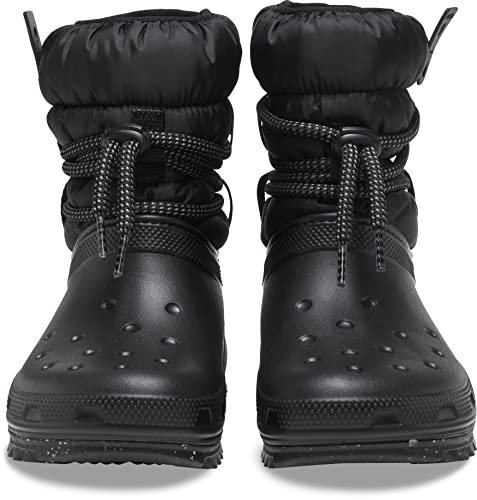 Crocs Women's Classic Neo Puff Luxe Winter Boots Snow, Black, 7 #TOP1